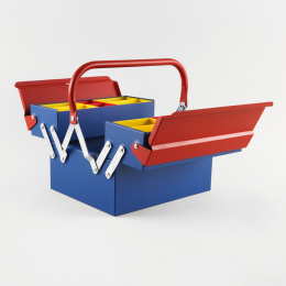 Toolbox Atena Blue/Red dans le groupe Loisirs créatifs / Organiser / Boîte chez Pen Store (137551)