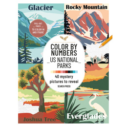 Color by Numbers: US National Parks dans le groupe Loisirs créatifs / Livres / Livres d'instruction chez Pen Store (137576)