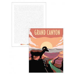 Color by Numbers: US National Parks dans le groupe Loisirs créatifs / Livres / Livres d'instruction chez Pen Store (137576)