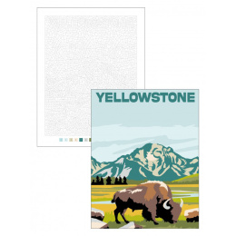 Color by Numbers: US National Parks dans le groupe Loisirs créatifs / Livres / Livres d'instruction chez Pen Store (137576)