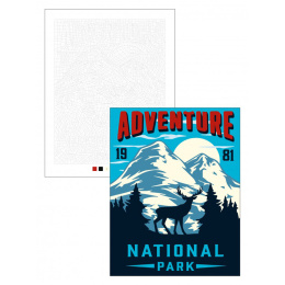 Color by Numbers: US National Parks dans le groupe Loisirs créatifs / Livres / Livres d'instruction chez Pen Store (137576)