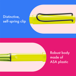 Safari Rollerball Neon Yellow dans le groupe Stylos / Stylo haute de gamme / Roller chez Pen Store (137581)