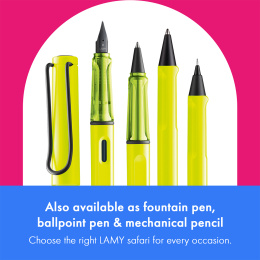 Safari Rollerball Neon Yellow dans le groupe Stylos / Stylo haute de gamme / Roller chez Pen Store (137581)
