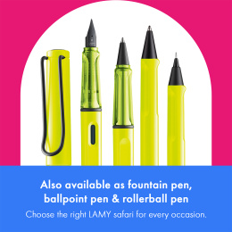 Safari Porte-mine 0.5 Neon Yellow dans le groupe Stylos / Écrire / Porte-mines chez Pen Store (137582)