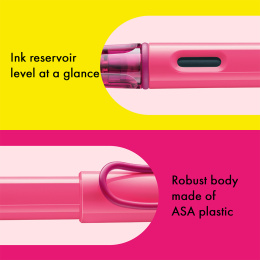Safari Stylo-plume Neon Pink dans le groupe Stylos / Stylo haute de gamme / Stylo à plume chez Pen Store (137583_r)