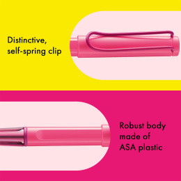 Safari Rollerball Neon Pink dans le groupe Stylos / Stylo haute de gamme / Roller chez Pen Store (137587)