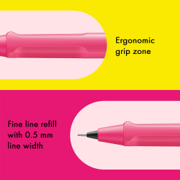 Safari Porte-mine 0.5 Neon Pink dans le groupe Stylos / Écrire / Porte-mines chez Pen Store (137588)