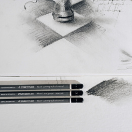 Crayon fusain Mars Lumograph Set dans le groupe Matériels d'artistes / Craie et Graphite / Fusain et crayons fusains chez Pen Store (137601)