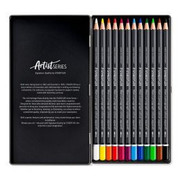 Crayons aquarellables Mars Lumograph ensemble de 12 dans le groupe Stylos / Crayons d'artistes / Crayons aquarellables chez Pen Store (137603)