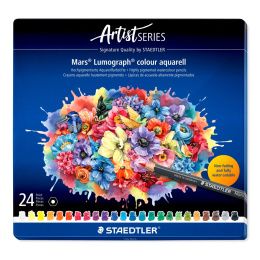 Crayons aquarellables Mars Lumograph ensemble de 24 dans le groupe Stylos / Crayons d'artistes / Crayons aquarellables chez Pen Store (137605)