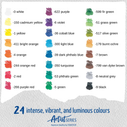 Crayons aquarellables Mars Lumograph ensemble de 24 dans le groupe Stylos / Crayons d'artistes / Crayons aquarellables chez Pen Store (137605)