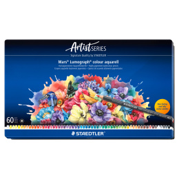 Crayons aquarellables Mars Lumograph ensemble de 60 dans le groupe Stylos / Crayons d'artistes / Crayons aquarellables chez Pen Store (137606)
