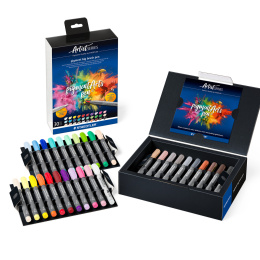 Pigment Arts Big Brush Pen ensemble de 30 + dans le groupe Stylos / Crayons d'artistes / Feutres pinceaux chez Pen Store (137632)