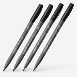 Pigment Arts Intense Black ensemble de 4 dans le groupe Stylos / Crayons d'artistes / Feutres chez Pen Store (137634)