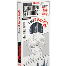 Drawing Set Manga Face & Shojo dans le groupe Stylos / Crayons d'artistes / Feutres Fineliners chez Pen Store (137666)