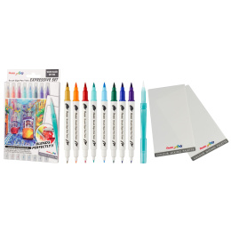 Brush Sign Pen Twin Expressive Set dans le groupe Stylos / Crayons d'artistes / Feutres pinceaux chez Pen Store (137668)