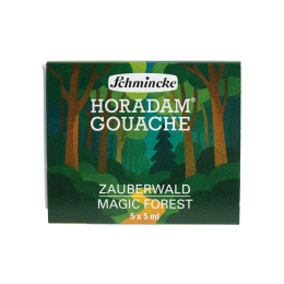 Horadam Gouache 5x5 ml Magic Forest dans le groupe Matériels d'artistes / Couleurs de l'artiste / Gouaches chez Pen Store (137807)