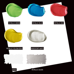Peinture acrylique Basics Mixed Media Set 5x22 ml dans le groupe Matériels d'artistes / Couleurs de l'artiste / Peinture acrylique chez Pen Store (137827)