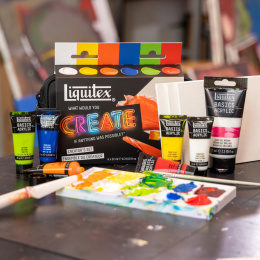 Peinture acrylique Basics Creator's Set 6x22 ml dans le groupe Matériels d'artistes / Couleurs de l'artiste / Peinture acrylique chez Pen Store (137828)