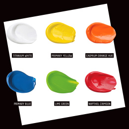 Peinture acrylique Basics Creator's Set 6x22 ml dans le groupe Matériels d'artistes / Couleurs de l'artiste / Peinture acrylique chez Pen Store (137828)