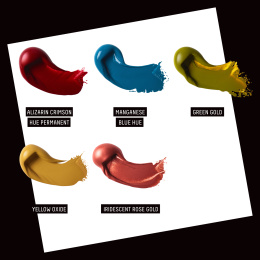 Peinture acrylique Pro Heavy Body Retro Luxe Set 5 x 22 ml dans le groupe Matériels d'artistes / Couleurs de l'artiste / Peinture acrylique chez Pen Store (137835)