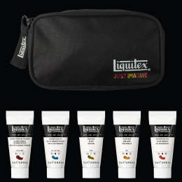 Peinture acrylique Pro Heavy Body Retro Luxe Set 5 x 22 ml dans le groupe Matériels d'artistes / Couleurs de l'artiste / Peinture acrylique chez Pen Store (137835)