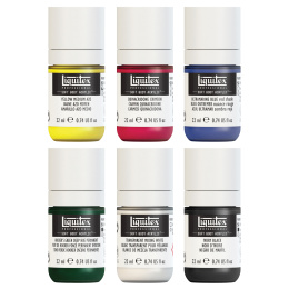 Peinture acrylique Soft Body Mixing Set 6x22 ml dans le groupe Matériels d'artistes / Couleurs de l'artiste / Peinture acrylique chez Pen Store (137837)