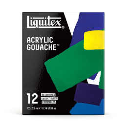 Peinture gouache Essentials Set 12x22 ml dans le groupe Matériels d'artistes / Couleurs de l'artiste / Gouaches chez Pen Store (137841)