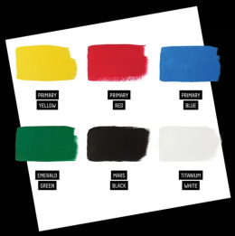 Peinture gouache Primaries Set 6x59 ml dans le groupe Matériels d'artistes / Couleurs de l'artiste / Gouaches chez Pen Store (137843)