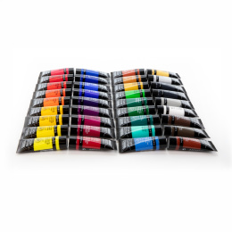 Peinture acrylique Basics Set 36x22 ml dans le groupe Matériels d'artistes / Couleurs de l'artiste / Peinture acrylique chez Pen Store (137848)