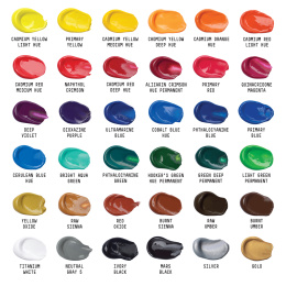 Peinture acrylique Basics Set 36x22 ml dans le groupe Matériels d'artistes / Couleurs de l'artiste / Peinture acrylique chez Pen Store (137848)