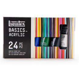 Peinture acrylique Basics Set 24x22 ml dans le groupe Matériels d'artistes / Couleurs de l'artiste / Peinture acrylique chez Pen Store (137849)