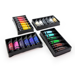 Peinture acrylique Basics Set 24x22 ml dans le groupe Matériels d'artistes / Couleurs de l'artiste / Peinture acrylique chez Pen Store (137849)