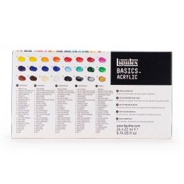 Peinture acrylique Basics Set 24x22 ml dans le groupe Matériels d'artistes / Couleurs de l'artiste / Peinture acrylique chez Pen Store (137849)