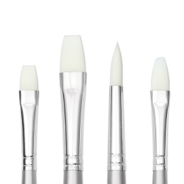 Pinceaux synthétiques Acrylique Long Handle Lot de 4 dans le groupe Matériels d'artistes / Pinceaux / Pinceaux synthétiques chez Pen Store (137851)