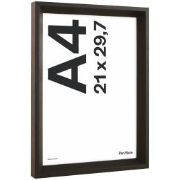 Cadre en bois Espresso 21x29,7 cm A4 dans le groupe Loisirs créatifs / Organiser / Cadres / Cadres bruns chez Pen Store (137894)