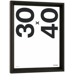 Cadre en bois Espresso 30x40 cm dans le groupe Loisirs créatifs / Organiser / Cadres / Cadres bruns chez Pen Store (137896)