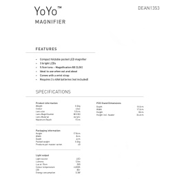 YoYo Magnifier Sage Green dans le groupe Loisirs créatifs / Organiser / Bureau à domicile chez Pen Store (137930)