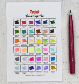 Fude Touch Brush Sign Pen  Lot de 36 dans le groupe Stylos / Crayons d'artistes / Feutres pinceaux chez Pen Store (137956)
