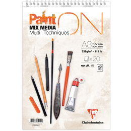 Paint'ON Bloc multi-techniques spiralé A3 dans le groupe Papiers & Blocs / Bloc Artiste / Bloc Mixed Media chez Pen Store (137967)