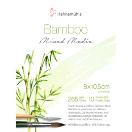 Mixed Media Bamboo 265g 8x10,5 cm dans le groupe Papiers & Blocs / Bloc Artiste / Bloc Mixed Media chez Pen Store (137995)