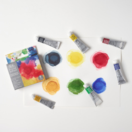 Aquarelle Professional Tubes 5 ml Foundation Set de 6 dans le groupe Matériels d'artistes / Couleurs de l'artiste / Peinture aquarelle / Aquarelle en tube chez Pen Store (138000)