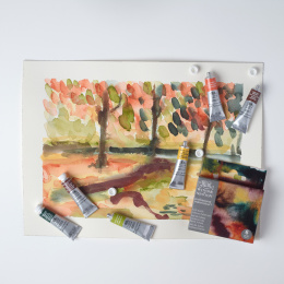 Aquarelle Professional Tubes 5 ml Rich Earth Set de 6 dans le groupe Matériels d'artistes / Couleurs de l'artiste / Peinture aquarelle / Aquarelle en tube chez Pen Store (138002)