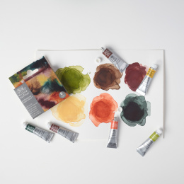 Aquarelle Professional Tubes 5 ml Rich Earth Set de 6 dans le groupe Matériels d'artistes / Couleurs de l'artiste / Peinture aquarelle / Aquarelle en tube chez Pen Store (138002)