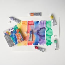 Aquarelle Professional Tubes 5 ml Winsor Set de 6 dans le groupe Matériels d'artistes / Couleurs de l'artiste / Peinture aquarelle / Aquarelle en tube chez Pen Store (138003)