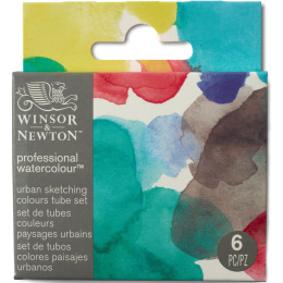Aquarelle Professional Tubes 5 ml Urban Set de 6 dans le groupe Matériels d'artistes / Couleurs de l'artiste / Peinture aquarelle / Aquarelle en tube chez Pen Store (138005)