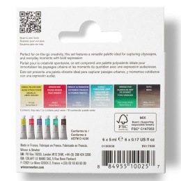 Aquarelle Professional Tubes 5 ml Urban Set de 6 dans le groupe Matériels d'artistes / Couleurs de l'artiste / Peinture aquarelle / Aquarelle en tube chez Pen Store (138005)