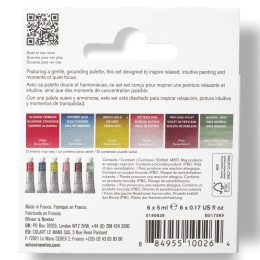 Aquarelle Professional Tubes 5 ml Mindful Set de 6 dans le groupe Matériels d'artistes / Couleurs de l'artiste / Peinture aquarelle / Aquarelle en tube chez Pen Store (138006)