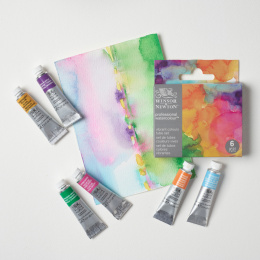 Aquarelle Professional Tubes 5 ml Vibrant Set de 6 dans le groupe Matériels d'artistes / Couleurs de l'artiste / Peinture aquarelle / Aquarelle en tube chez Pen Store (138007)