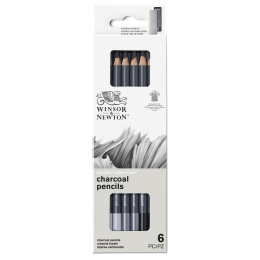 Studio Collection Crayons pour dessiner 6 pièces dans le groupe Matériels d'artistes / Craie et Graphite / Fusain et crayons fusains chez Pen Store (138034)
